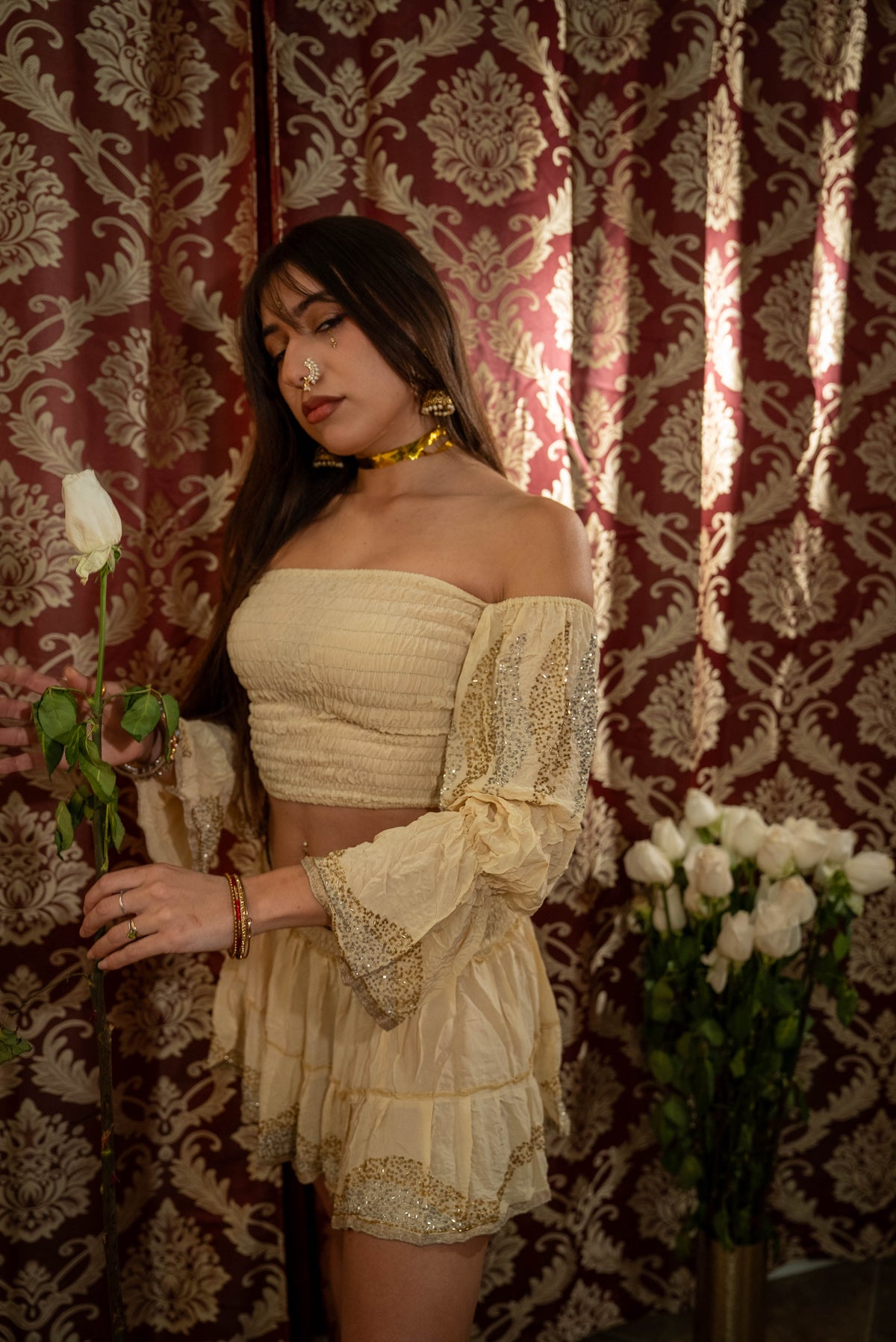 Zahara Desert Micro Mini Gehr Skirt Set