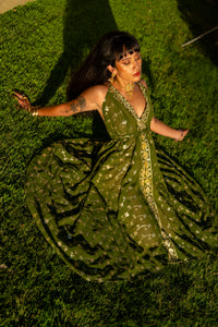 Golden Olive Magic Dress