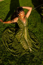 Load image into Gallery viewer, Golden Olive Magic Dress
