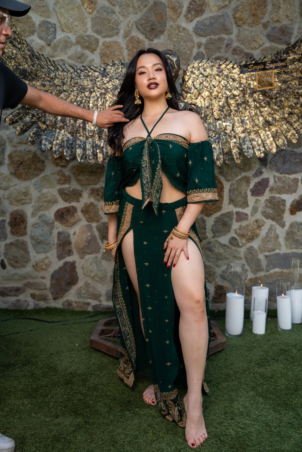 Emerald Elegance Goddess Set