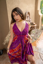 Load image into Gallery viewer, Purple Fire Magic Dress
