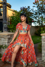 Load image into Gallery viewer, Saffron Rose Bollywood Set
