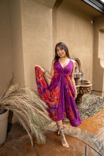 Load image into Gallery viewer, Purple Fire Magic Dress
