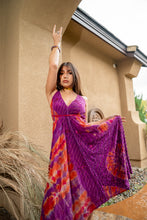 Load image into Gallery viewer, Purple Fire Magic Dress
