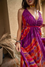 Load image into Gallery viewer, Purple Fire Magic Dress
