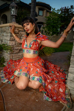 Load image into Gallery viewer, Saffron Rose Bollywood Set
