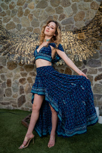 Bohemian Sapphire Bollywood Set