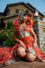 Load image into Gallery viewer, Saffron Rose Bollywood Set
