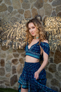 Bohemian Sapphire Bollywood Set