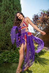 Ruby Amethyst Butterfly Set