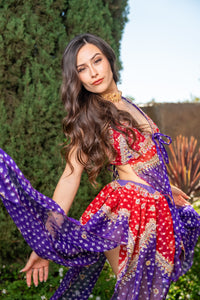 Ruby Amethyst Butterfly Set
