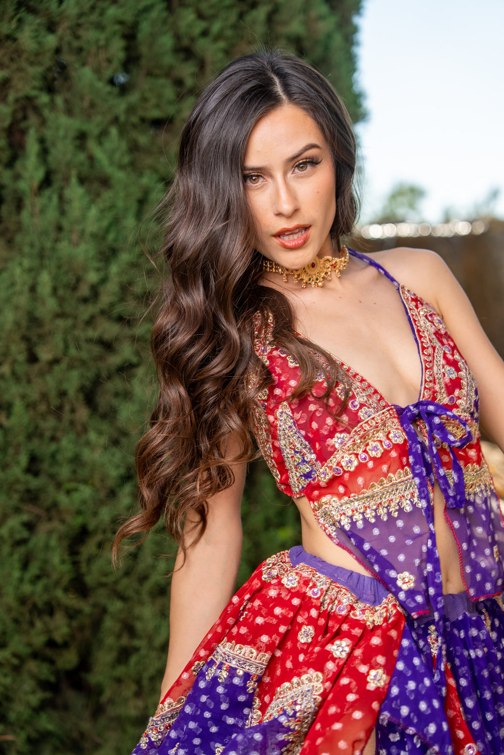 Ruby Amethyst Butterfly Set