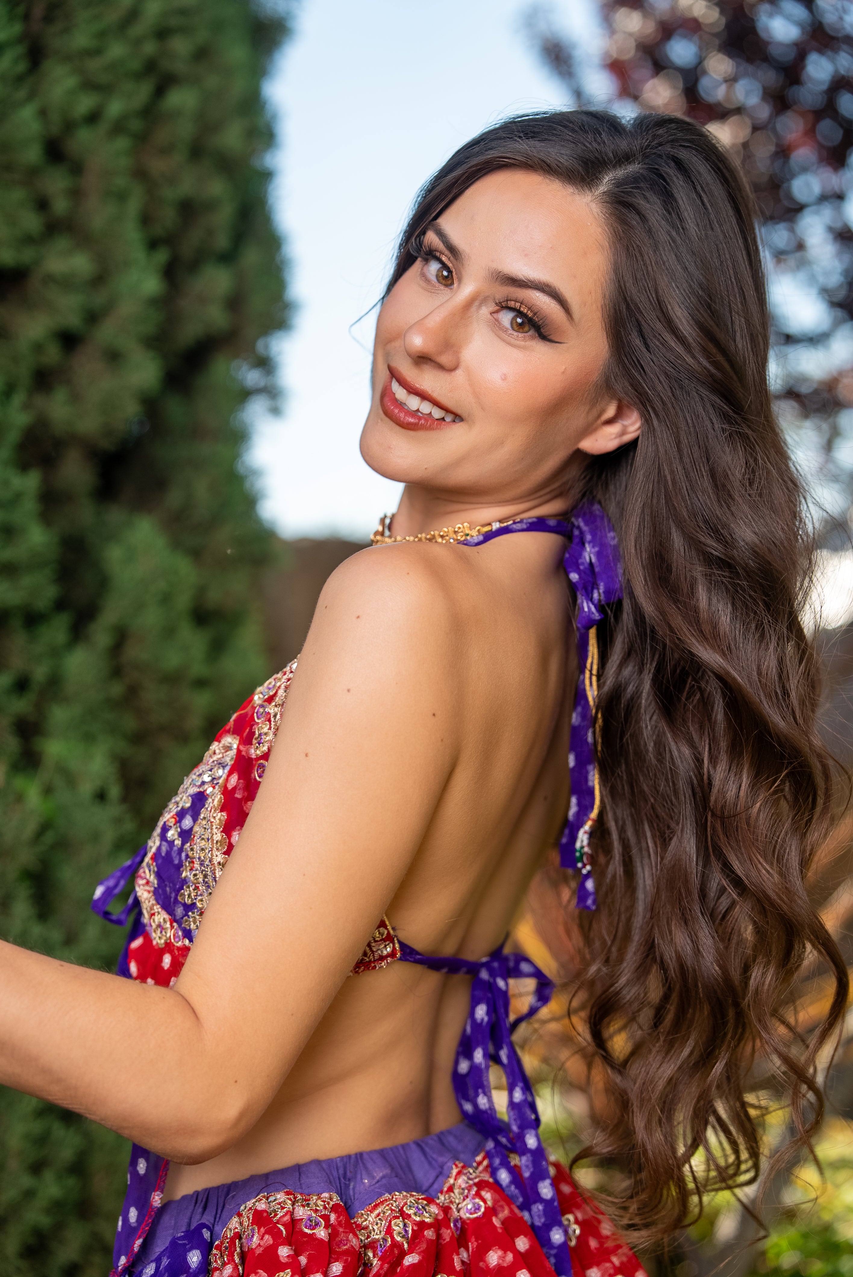 Ruby Amethyst Butterfly Set