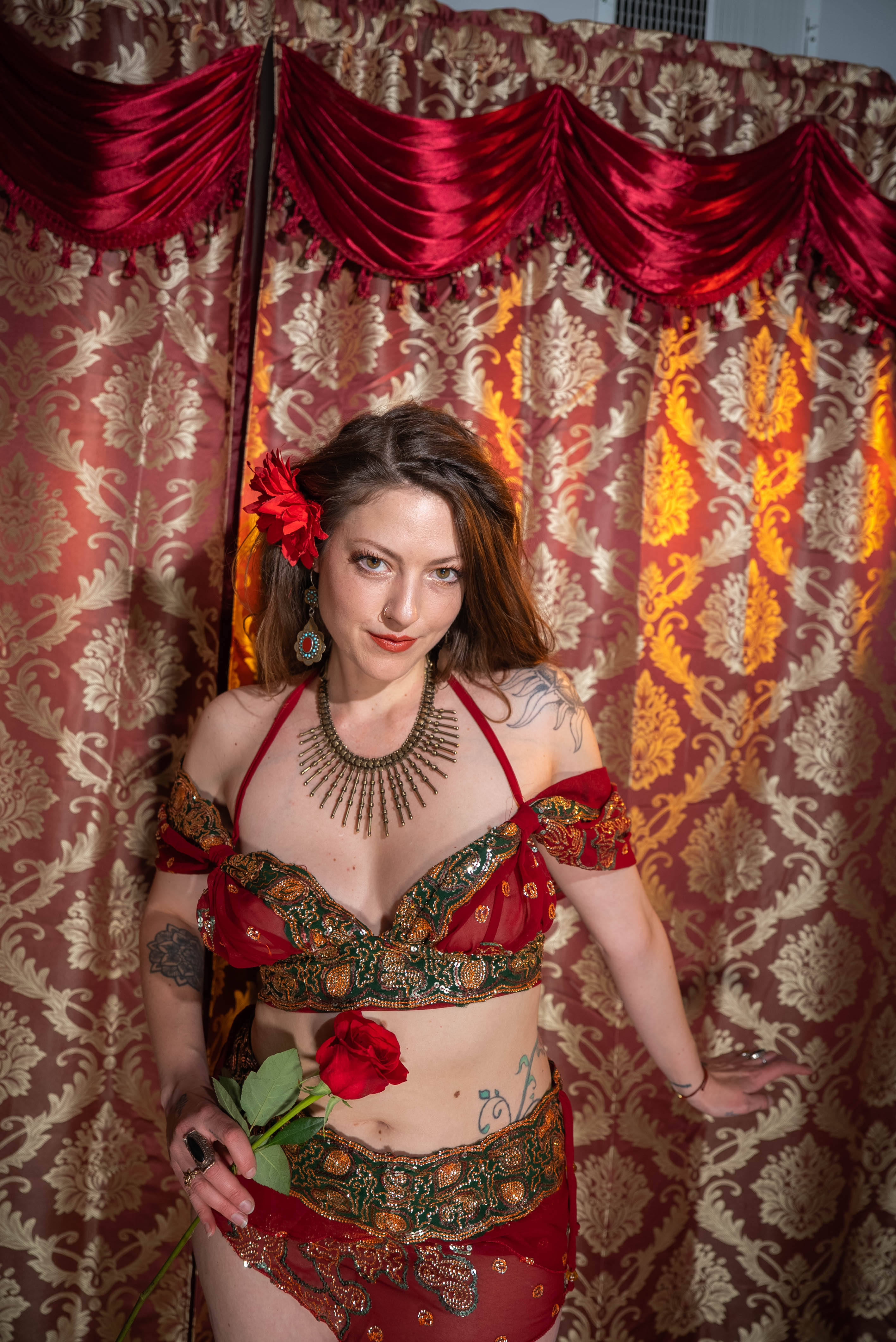 Midnight maroon fairy set