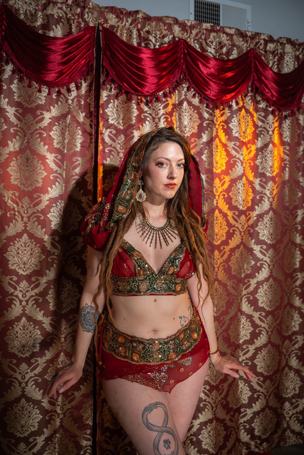 Midnight maroon fairy set