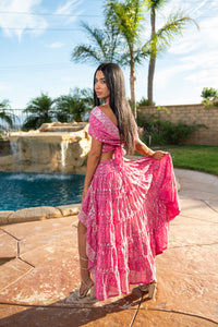 Pink Lotus Bollywood Set