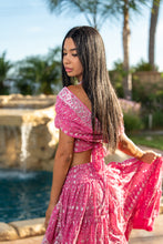 Load image into Gallery viewer, Pink Lotus Bollywood Set
