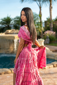 Pink Lotus Bollywood Set