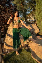 Load image into Gallery viewer, Emerald Gold Sharara Pants Set
