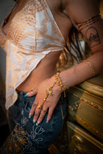 Load image into Gallery viewer, Tribal Moon Hand Chain
