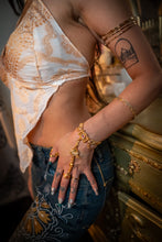 Load image into Gallery viewer, Tribal Moon Hand Chain
