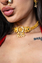 Load image into Gallery viewer, Golden Lotus Necklace Set
