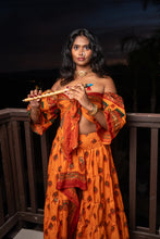 Load image into Gallery viewer, Radha Peacock Bollywood Set
