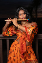 Load image into Gallery viewer, Radha Peacock Bollywood Set
