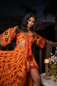 Radha Peacock Bollywood Set