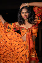 Load image into Gallery viewer, Radha Peacock Bollywood Set
