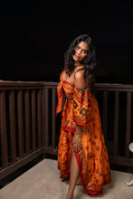 Load image into Gallery viewer, Radha Peacock Bollywood Set
