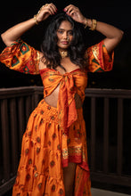 Load image into Gallery viewer, Radha Peacock Bollywood Set
