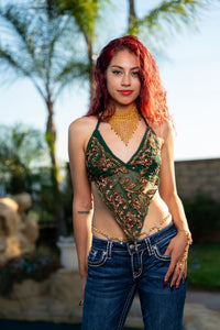 Tribal Triangle Drop Necklace
