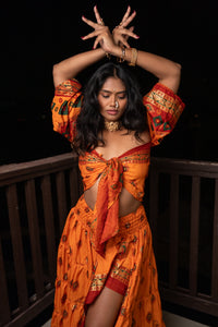 Radha Peacock Bollywood Set