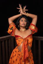 Load image into Gallery viewer, Radha Peacock Bollywood Set
