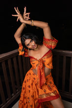Load image into Gallery viewer, Radha Peacock Bollywood Set

