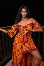Load image into Gallery viewer, Radha Peacock Bollywood Set
