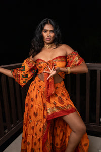 Radha Peacock Bollywood Set