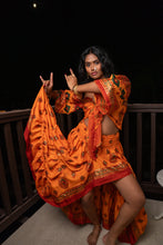 Load image into Gallery viewer, Radha Peacock Bollywood Set
