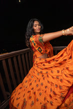 Load image into Gallery viewer, Radha Peacock Bollywood Set
