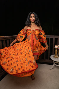 Radha Peacock Bollywood Set