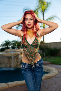Ancient Emerald Venus Top