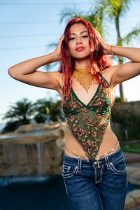 Tribal Triangle Drop Necklace