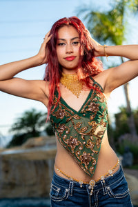 Ancient Emerald Venus Top