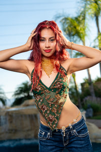 Ancient Emerald Venus Top