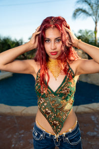 Ancient Emerald Venus Top