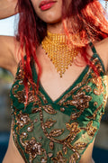 Tribal Triangle Drop Necklace
