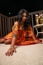 Load image into Gallery viewer, Radha Peacock Bollywood Set
