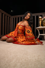 Load image into Gallery viewer, Radha Peacock Bollywood Set
