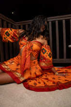 Load image into Gallery viewer, Radha Peacock Bollywood Set
